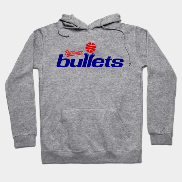 Defunct Baltimore Bullets Basketball Hoodie by LocalZonly